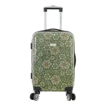Travelers Club Bella Caronia Posh Expandable Hardside Carry On Spinner Suitcase