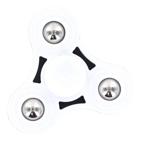 Fidget Spinner Toy (Blanc), Party Favor Hand on Rotating Fidget