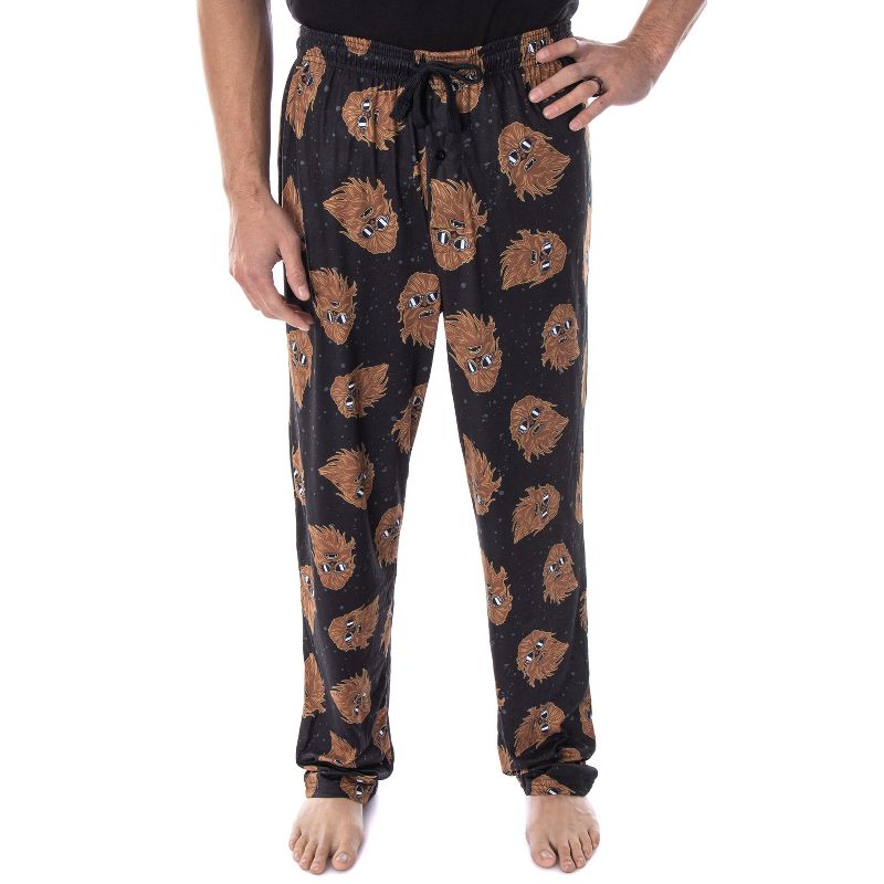 Star Wars Men's Shady Chewbacca Sleep Lounge Pajama Pants, 1 of 6