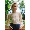 Hope & Henry Girls' Long Balloon Sleeve Pointelle Pullover Sweater, Infant - 4 of 4