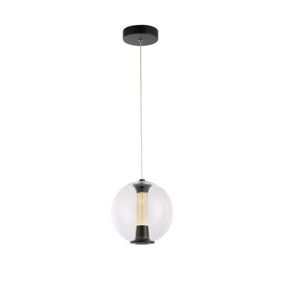 Artcraft Lighting Arlo 1 - Light Pendant in  Black