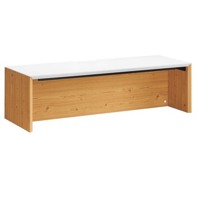 Modway Kinetic 49" Wall-Mount Desk - Floating Office Desk with Open Shelf and Compact Modern Workspace Design