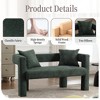 TiramisuBest Modern Chenille Loveseat Sofa, Comfy Upholstered 2-Seater Sofa, Small Loveseat Accent Couch for Living Bedroom Leisure Areas - 3 of 4