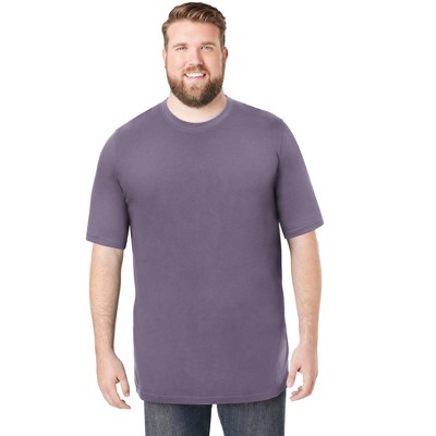 Boulder Creek by KingSize Men's Big & Tall Heavyweight Jersey Crewneck T-Shirt