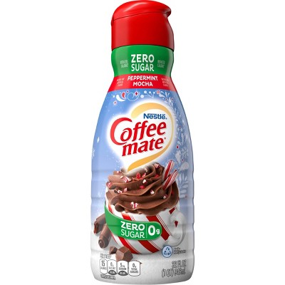 Coffee mate Zero Sugar Peppermint Mocha Liquid Coffee Creamer - 32 fl oz (1qt)