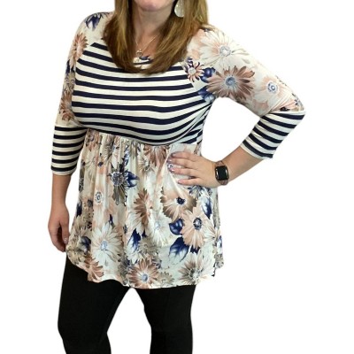Women's Spring Babydoll Tee - honeyme