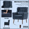CAVINAS Chenille Accent Chair with Mid-Height Backrest,Upholstered Living Room Chairs,Reading Chairs for Living Room - 4 of 4