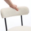 Swivel Bar Stools Set of 2, 30 Inch Upholstered Barstools, Comfortable Cushioned Seat and Backrest for Kitchen, Dining Room, Home Bar - 4 of 4