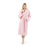 Linum Home Textiles 100% Turkish Cotton Embroidered ''Mrs.'' Terry Bathrobe - 2 of 3