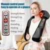 Angel Sar Shiatsu Back Neck Shoulder Massager with Heat, 8-Node 3D Kneading Pillow, 3 Speed Adjustable Intensity, Deep Tissue Massager - 2 of 4
