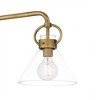 Quoizel Lighting Webster 3 - Light Chandelier in  Weathered Brass - 3 of 4