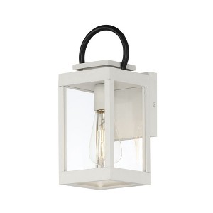 Maxim Lighting Nassau Vivex 1 - Light Wall Light in  White/Black - 1 of 3
