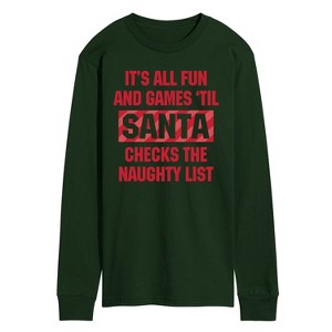 Men's - Instant Message - Fun And Games Long Sleeve Graphic T-Shirt - 1 of 3
