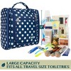 PAVILIA Toiletry Bag Travel Women Men, Hanging Water Resistant Makeup Accessories Cosmetic Organizer Large Essential Kit - 4 of 4