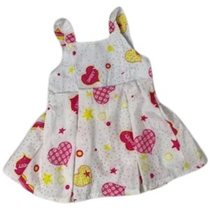 Doll Clothes Superstore Handmade Multi-Colored Floral Dress Fits 18-Inch Girl Dolls - 1 of 4
