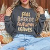 Simply Sage Market Women's Garment Dyed Fall Breeze Autumn Leaves Graphic Sweatshirt - 2 of 2