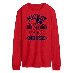 Men's - Disney - The One And Only Mickey Long Sleeve Graphic T-Shirt - 1 of 3