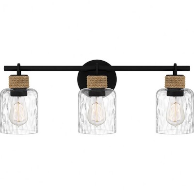 Quoizel Lighting Baltic 3 - Light Vanity in  Matte Black