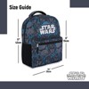 Star Wars Allover Print Backpack - Darth Vader, Storm Trooper, Yoda, Luke Skywalker, Han Solo and Chewbacca - Adult and Kids School Bag - 4 of 4