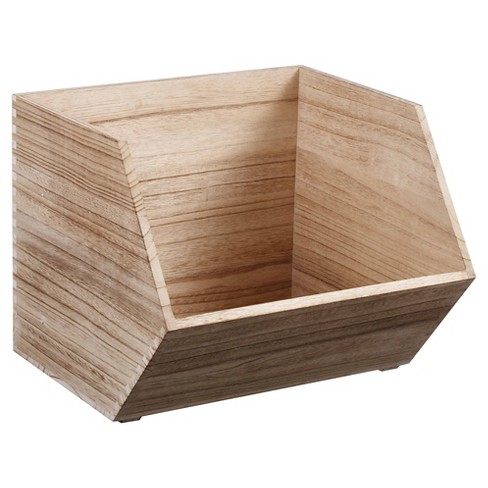 Small Stackable Wood Toy Storage Bin – Pillowfort™, 8″ x 11″ x 10″ – Find  Organizers That Fit