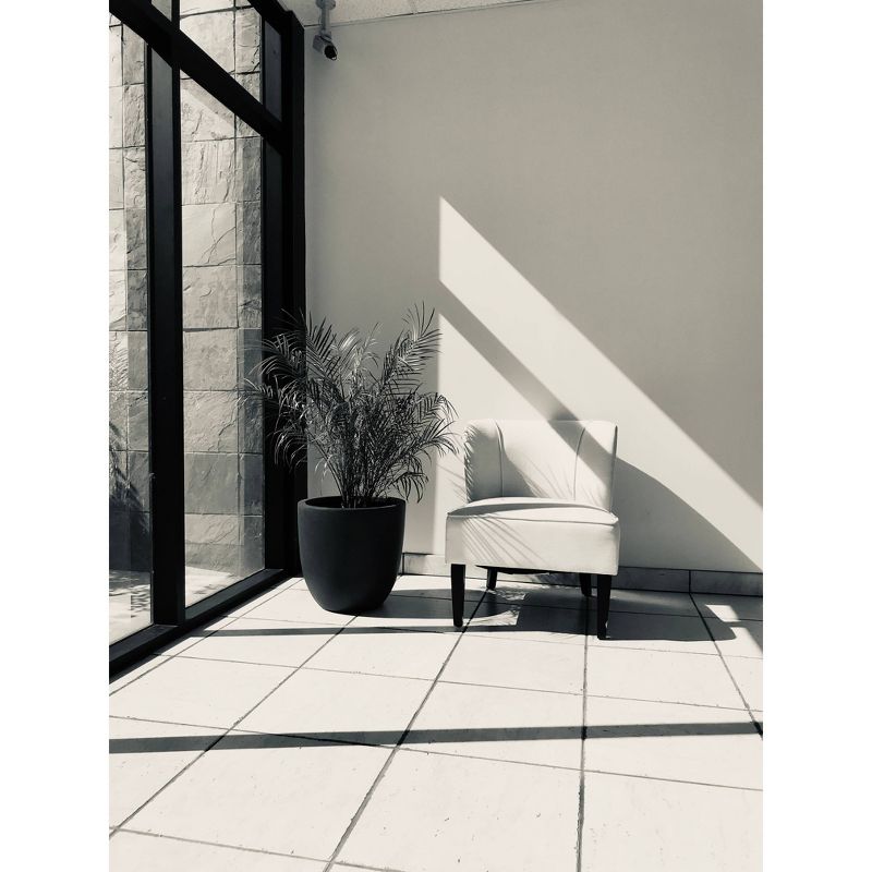 Rosemead Home &#38; Garden, Inc. 17&#34; Concrete/Fiberglass Modern Indoor/Outdoor Planter Charcoal Gray, 4 of 15