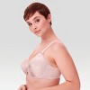 Bali Women's Satin Tracings Underwire Minimizer Bra 3562 - Rose 42C