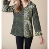 Women's Rustling Leaves Shaped Shirt - habitat - 3 of 4