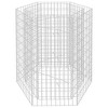 vidaXL Gabion Raised Bed Silver Galvanized steel Heavy Weight Endurance - 2 of 4