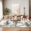 Machine Washable Rug Modern Abstract Marble Design Accent Carpet - 3 of 4
