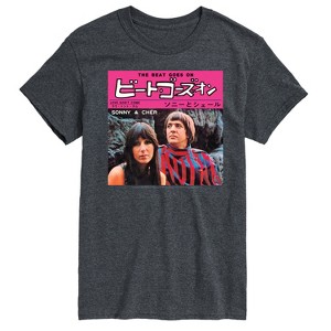 Men's - Sonny and Cher - The Beat Goes On Kanji Short Sleeve Graphic T-Shirt - 1 of 4
