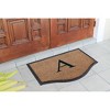 A1HC Heavy Duty Non-Slip Rubber Backed 24"x38", Thin Anti Shed Indoor Outdoor Monogrammed Doormat - 2 of 4