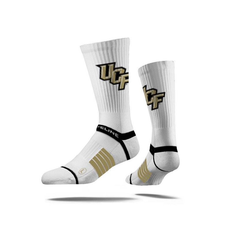 NCAA UCF Knights Premium Knit Crew Socks - White, 1 of 5
