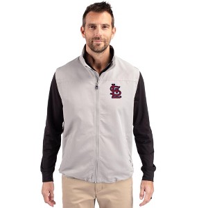 St Louis Cardinals Cutter & Buck Charter Eco Full-Zip Mens Big & Tall Vest - 1 of 1