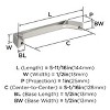 Amerock Evolve 5-1/16 Inch Cabinet or Furniture Pull - 3 of 4