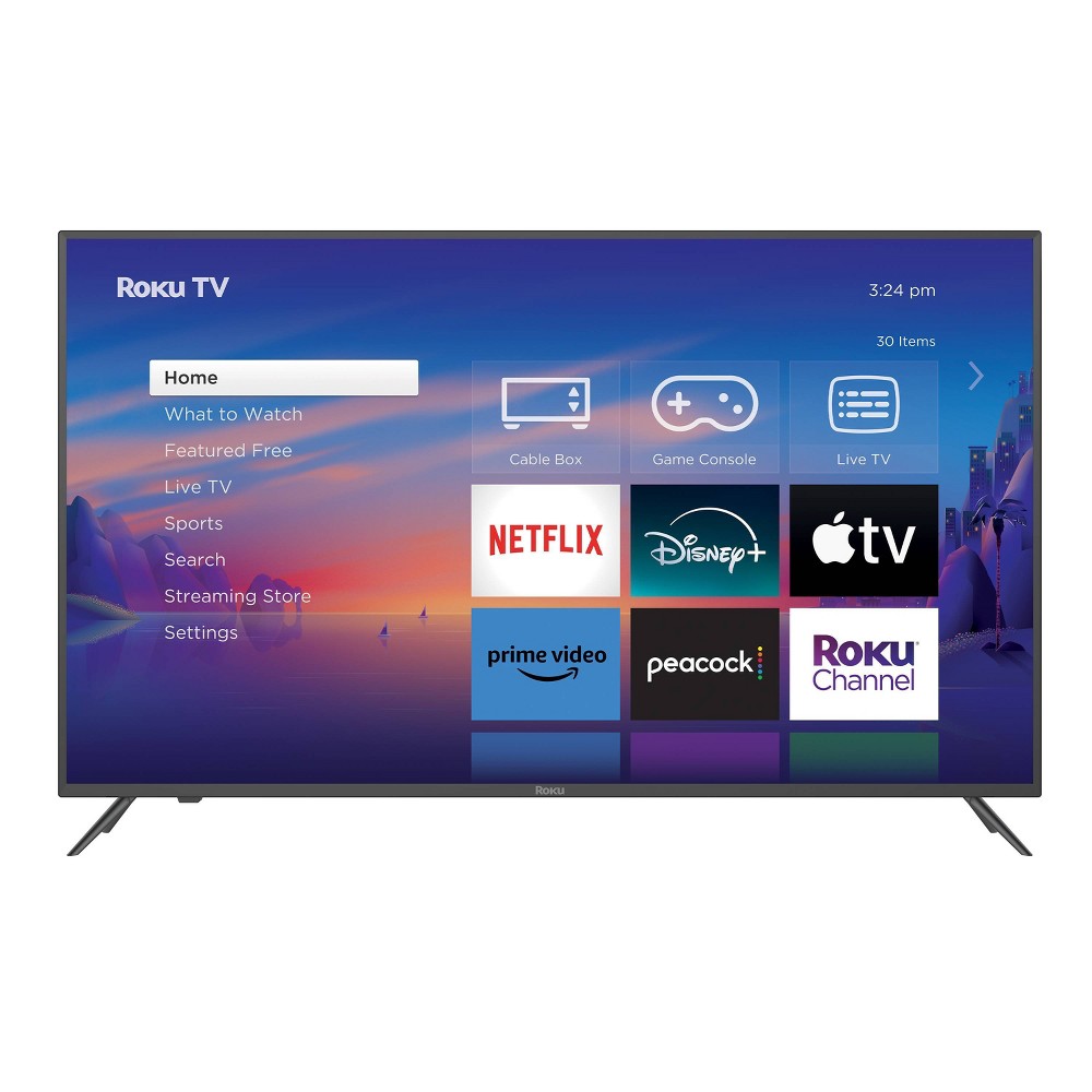 Roku 50" 4K HDR Smart Roku TV with Roku TV Remote - 50BA