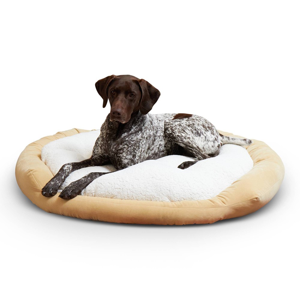 Photos - Dog Bed / Basket Kensington Garden Murphy Donut Dog Bed - L - Cream