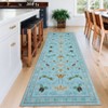 Insect Area Rug Washable Rugs, Botanical Non Slip Stain Resistant Large Carpet for Living Room Bedroom Dining Room Nursery Farmhouse Hallway Entryway - 3 of 4