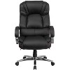 Flash Furniture HERCULES Series Big & Tall 500 lb. Rated Black LeatherSoft Executive Swivel Ergonomic Office Chair with Chrome Base and Arms - 4 of 4