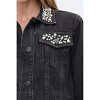 Women's Pearl Embellished Jacket - VOCAL APPAREL - 3 of 3