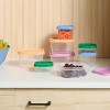 16pc (set of 8) Plastic Food Storage Container Set - Room Essentials™ - 2 of 3