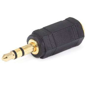 Monoprice 1/4in (6.35mm) Ts Mono Plug To Rca Jack Adapter, Gold Plated  (yellow Plastic Center) : Target