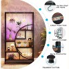 Gulches Industrial 70.9"H 7-Tier Plant Stand, Flower Display Rack with 6 S-Hooks, Brown & Black - 4 of 4