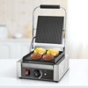 VEVOR Commercial Panini Grill, 1800W Electric Sandwich Panini Maker, Stainless Steel Sandwichs Press Grill, 8.8x9 in Flat Enamel Plate, Silver - 2 of 4