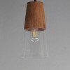 Maxim Lighting Carpenter 1 - Light Pendant in  Walnut/Black - 2 of 3