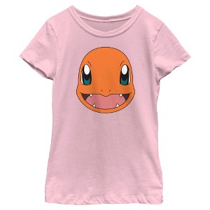 Girl's Pokemon Charmander Smile T-Shirt - 1 of 4