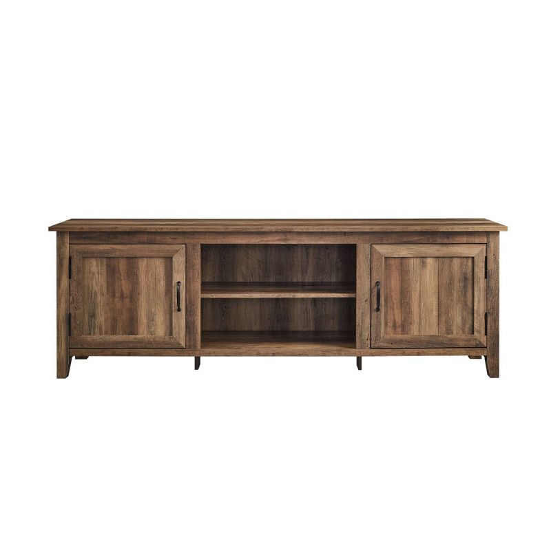 Modern Transitional Wood TV Stand for TVs up to 80" - Saracina Home, 4 of 13