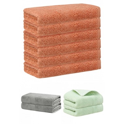 REGALWOVEN Striped Soft Absorbent Bathroom Cotton Towel Set 3 Pcs