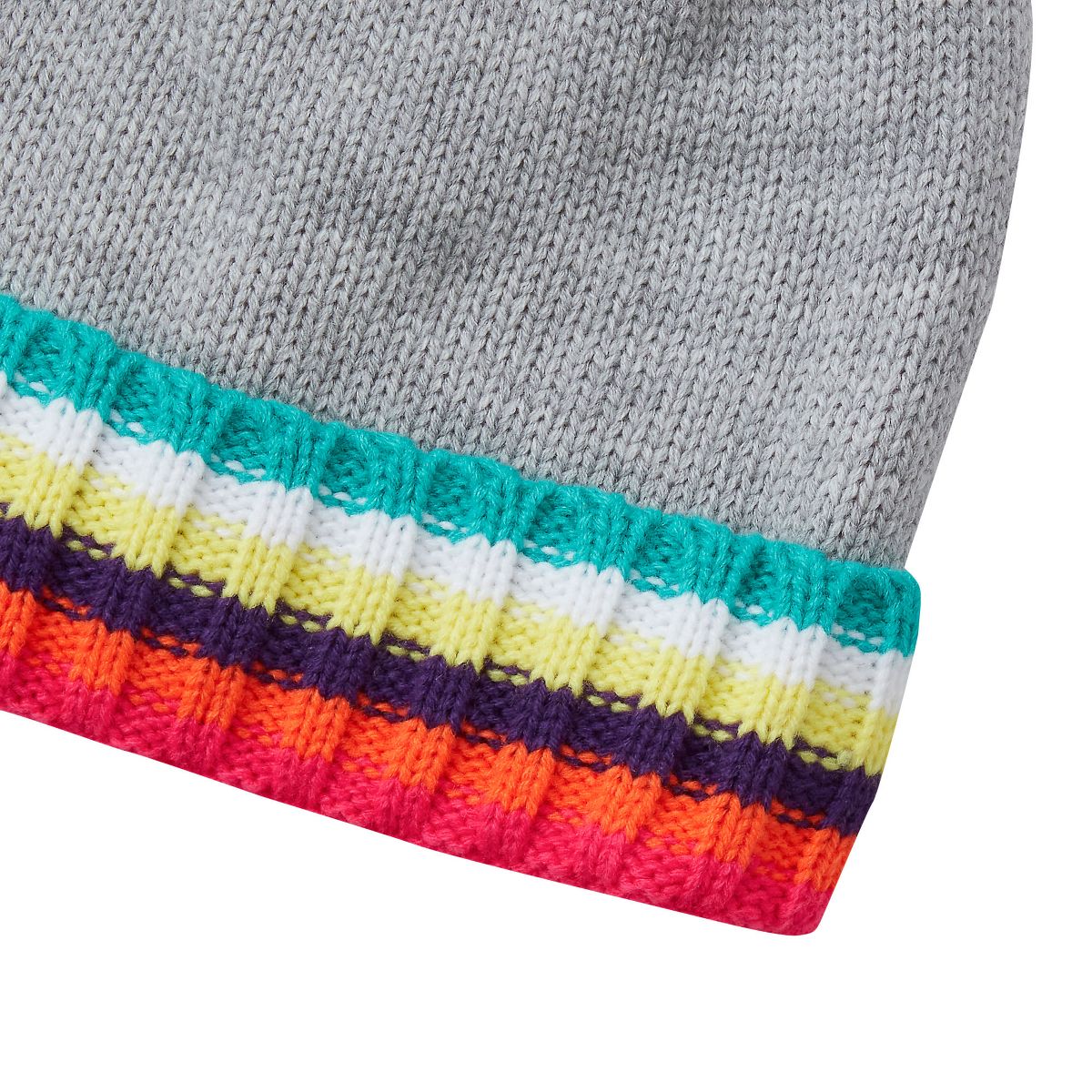 Lands' End Kids Fleece Lined Pom Hat - thumbnail 8