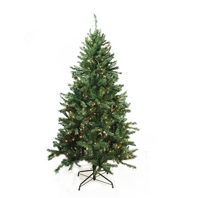 Bright Gate 7.5' Prelit Artificial Christmas Tree Traditional Mixed Pine - Clear Lights