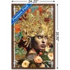 Trends International Jena DellaGrottaglia: Cosmic Zodiac - Virgo Framed Wall Poster Prints - 3 of 4